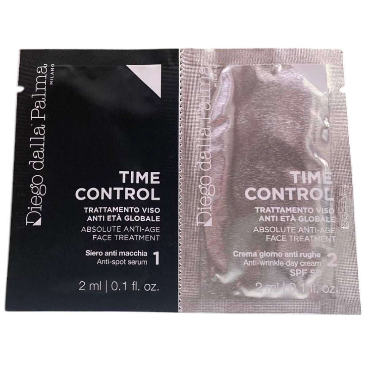Setzen, Diego Dalla Palma, Time Control, Festigung, Tag & Nacht, Lokales Behandlungsserum, Für Altersflecken, Für das Gesicht, 8 stk, 2 ml *Muster