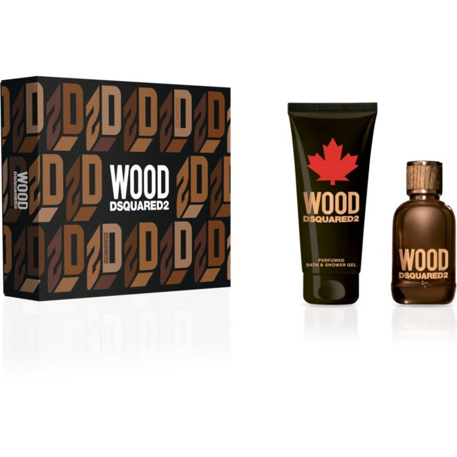 Dsquared 2 Dsquared2 Green Wood Geschenkset für Herren mit Eau de Toilette 100 ml und Shower Gel Shampoo 2-in-1 150 ml