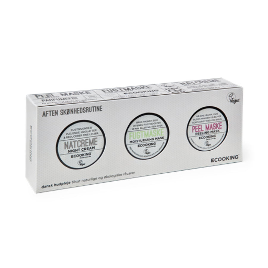 Ecooking Night-Time Beauty Treat Set mit drei Gesichtsmasken à 15 ml