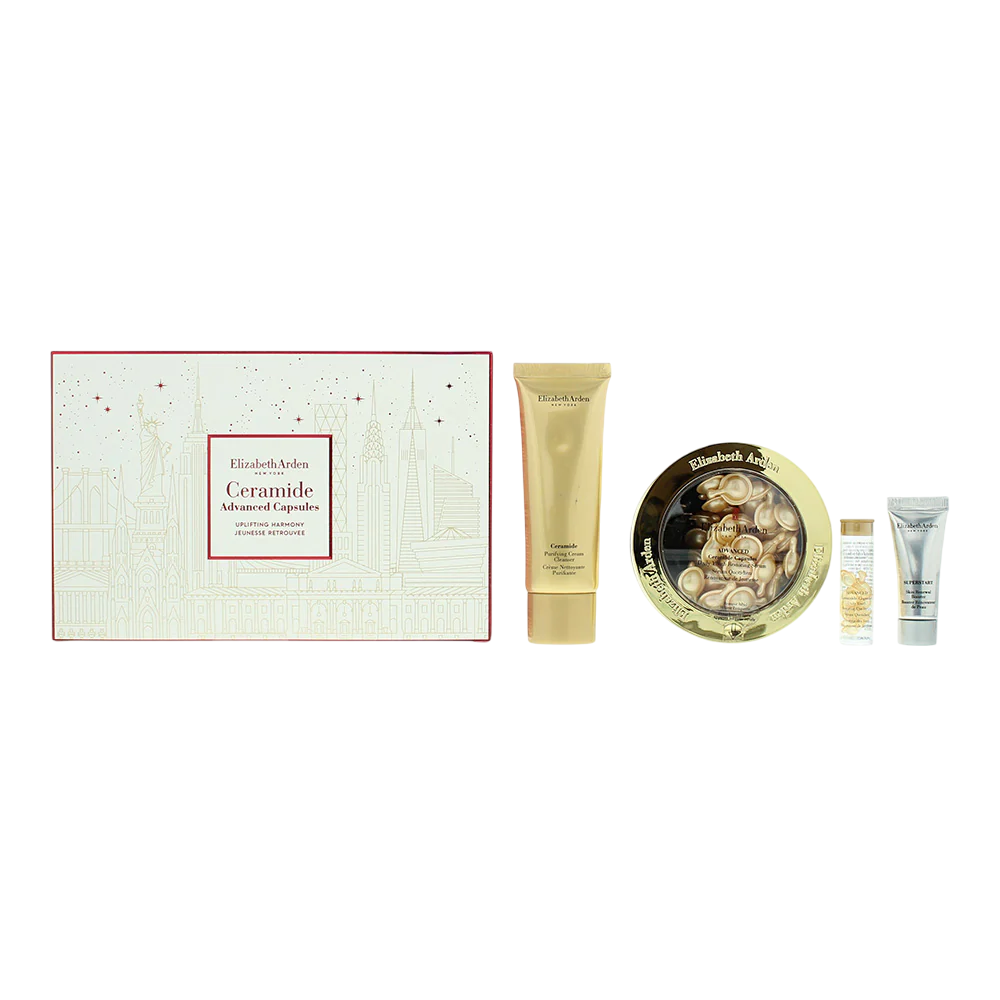 Elizabeth Arden Hautpflegeset Set Elizabeth Arden: Advanced Ceramide, Restoring & Refreshing, Serum Capsules, Face, 60 pcs + 