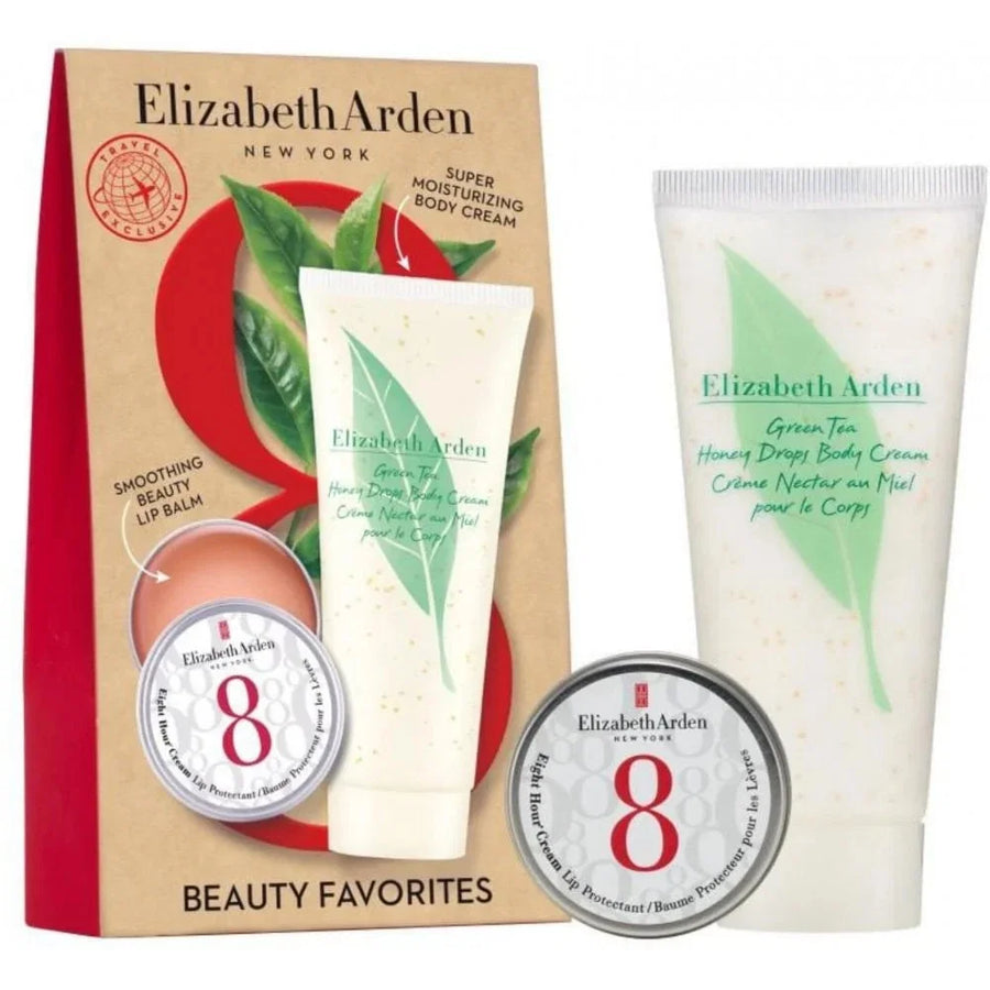 Elizabeth Arden Pflege-Set mit Eight Hour Cream Lippenbalsam und Green Tea Honey Drops Körpercreme