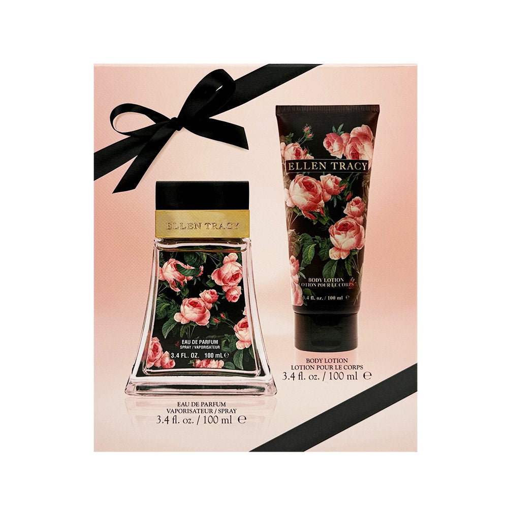 Ellen Tracy Parfümset Set Ellen Tracy: Courageous, Hydrating, Body Lotion, 100 ml + Courageous, Eau De Parfum, For Women, 100