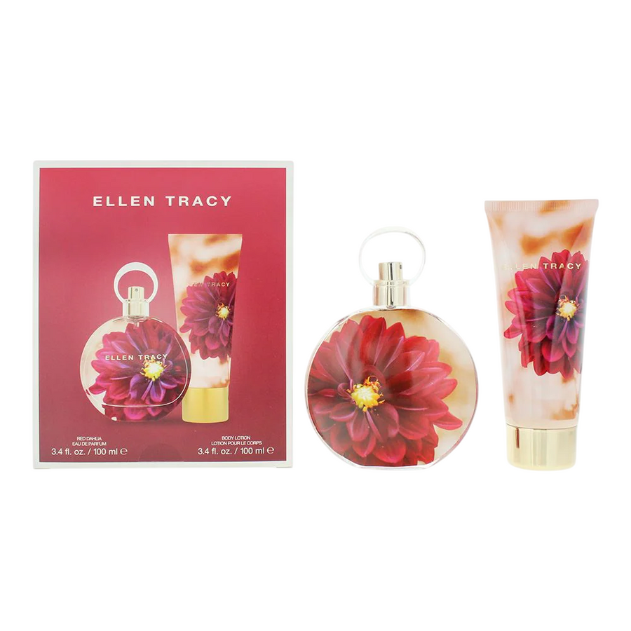Ellen Tracy Parfümset Set Ellen Tracy: Dream Florals Red Dahlia, Eau De Parfum, For Women, 100 ml + Dream Florals Red Dahlia,