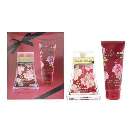 Ellen Tracy Parfümset Set Ellen Tracy: Red Sensational, Eau De Parfum, For Women, 100 ml + Red Sensational, Hydrating, Body L