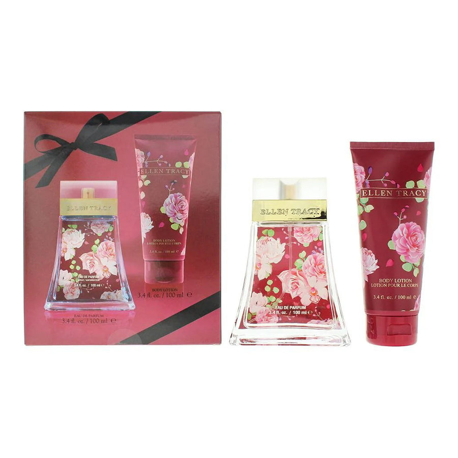 Ellen Tracy Parfümset Set Ellen Tracy: Red Sensational, Eau De Parfum, For Women, 100 ml + Red Sensational, Hydrating, Body L