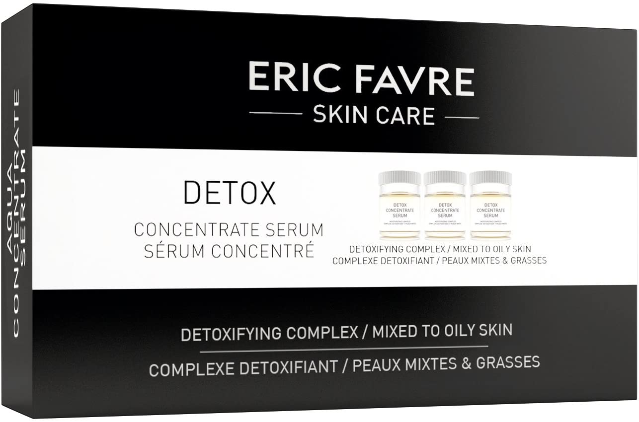 Setzen, Eric Favre, Skin Care, Entgiftend, Ampullen Behandlungsserum, Für das Gesicht, Für Frauen, 10 stk., 5 ml