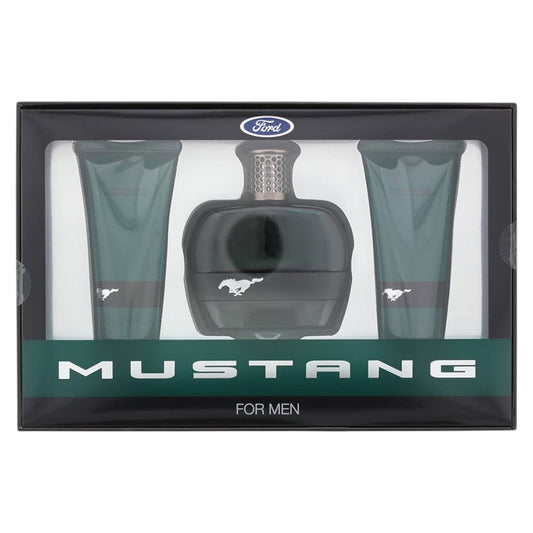 Ford Parfümset Set Ford: Mustang Green, Eau De Toilette, For Men, 100 ml + Mustang Green, Hydrating, Shower Gel, All Skin Typ