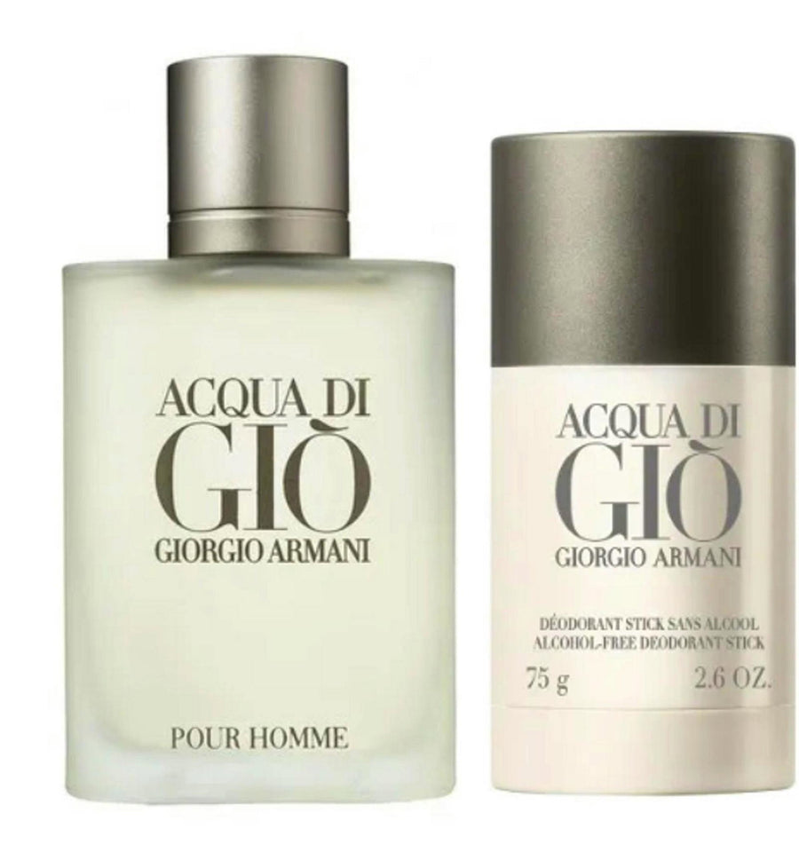 Giorgio Armani Acqua di Gio Set mit Eau de Toilette 100 ml und Deodorant Stick 75 g