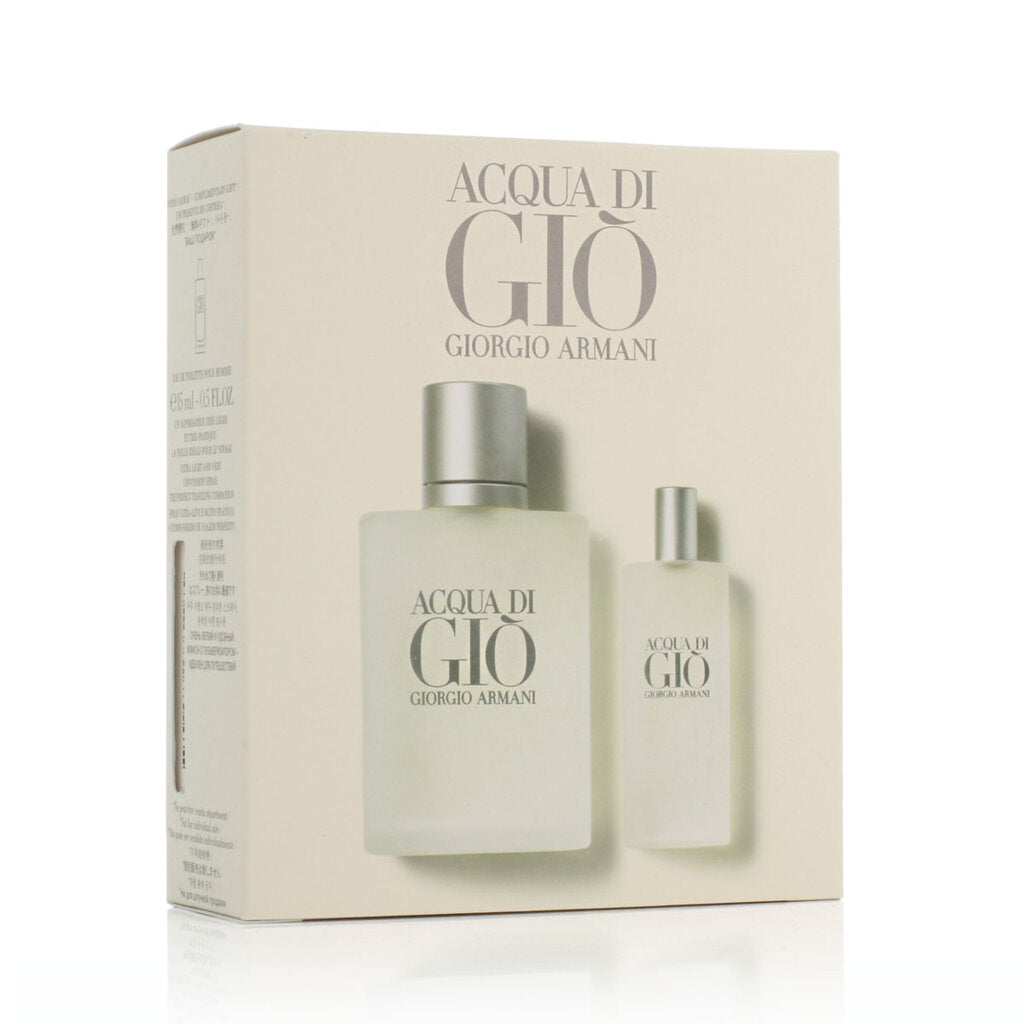 Giorgio Armani Acqua di Giò Eau de Toilette Set 100 ml und 15 ml
