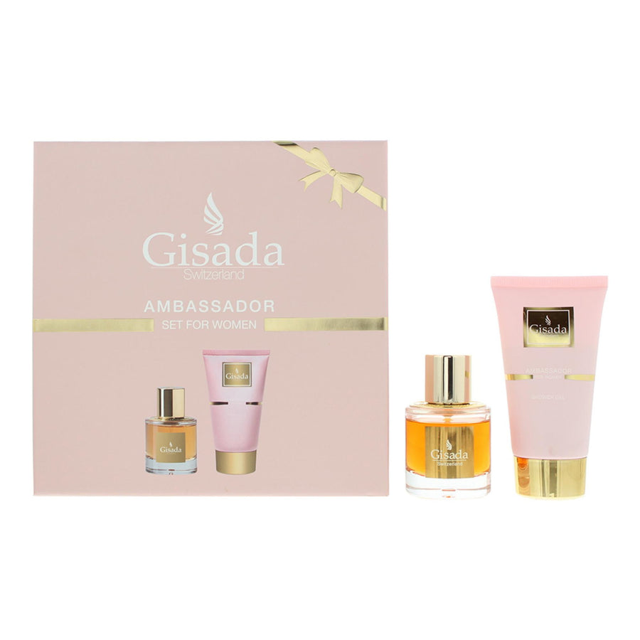 Gisada Ambassadora Eau de Parfum 50 ml mit Ambassador Duschgel 100 ml