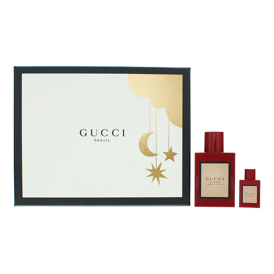 Gucci Bloom Ambrosia di Fiori Intense Eau de Parfum Set 50 ml und 5 ml Miniatur