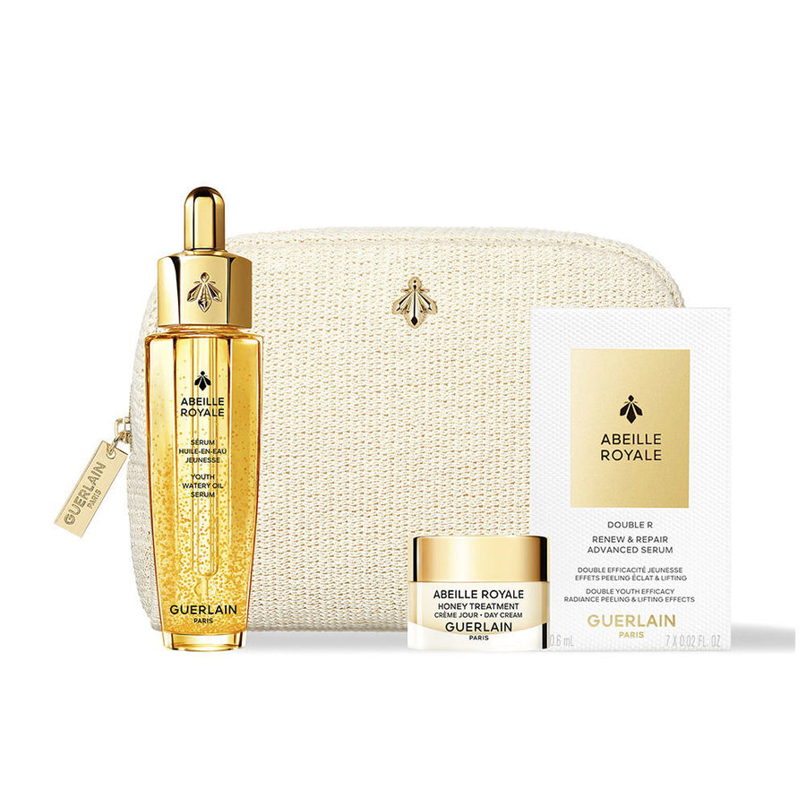 Guerlain Hautpflegeset Set Guerlain: Abeille Royale, Replumping, Oil, For Face & Neck, 30 ml + Abeille Royale, Honey, Age-Def