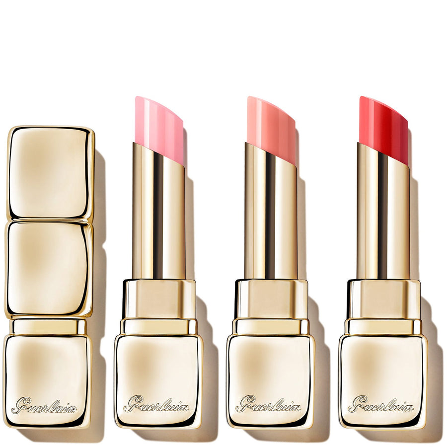 Guerlain KissKiss Bee Glow Lip Balm Set Poppy Glow und Rose Glow