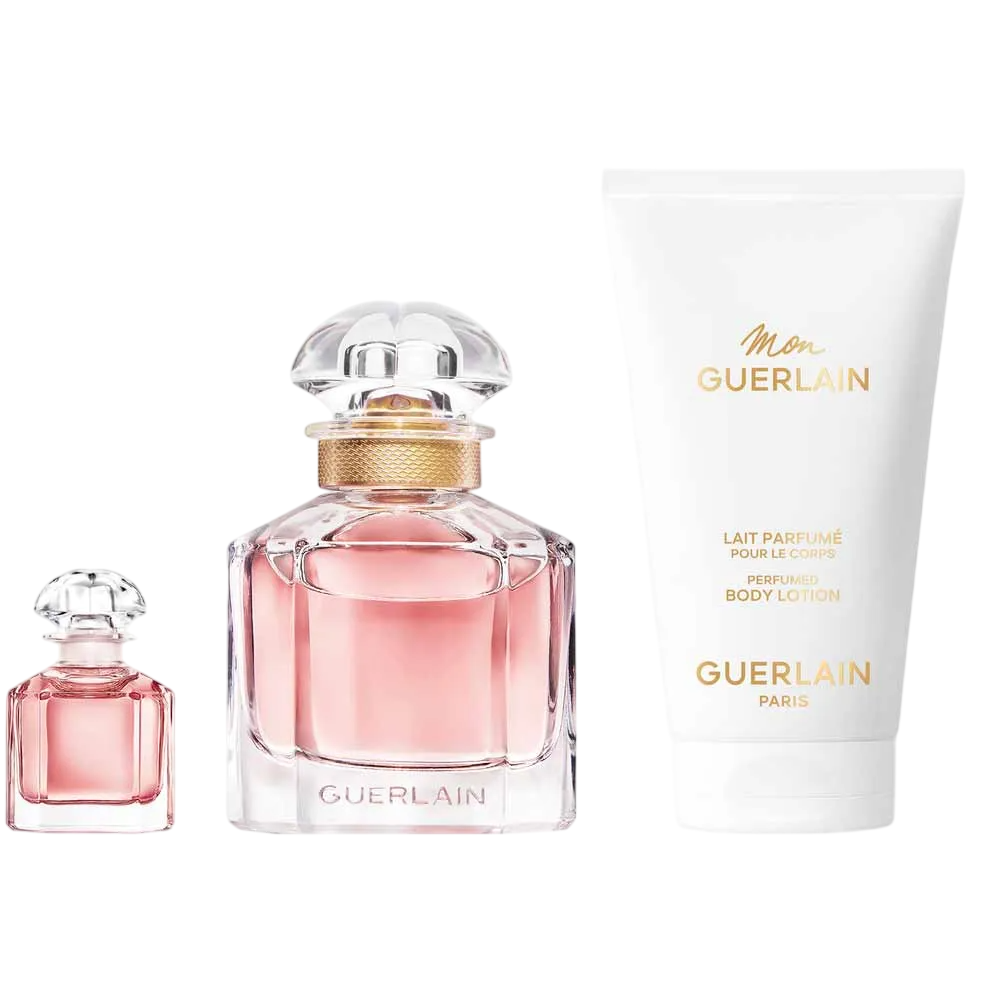 Set Guerlain: Mon Guerlain, Eau De Parfum, For Women, 50 ml + Mon Guerlain, Eau De Parfum, For Women, 5 ml + Mon Guerlain, Body Lotion, Body, 75 ml