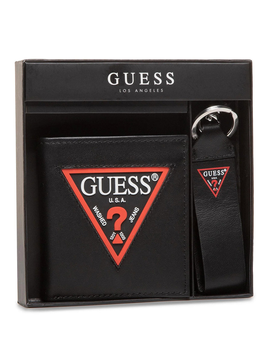 Set Guess: Guess Keyrings & Keychains + Daelon Men's Wallets