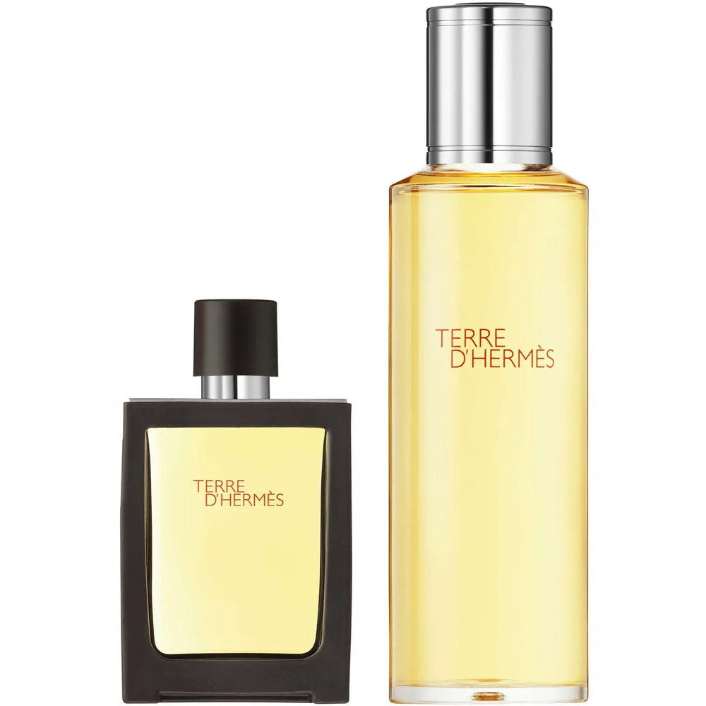 Pure Set Hermes: Terre d'Hermes, Parfum, For Men, 30 ml + Terre d'Hermes, Parfum, For Men, Refill, 125 ml