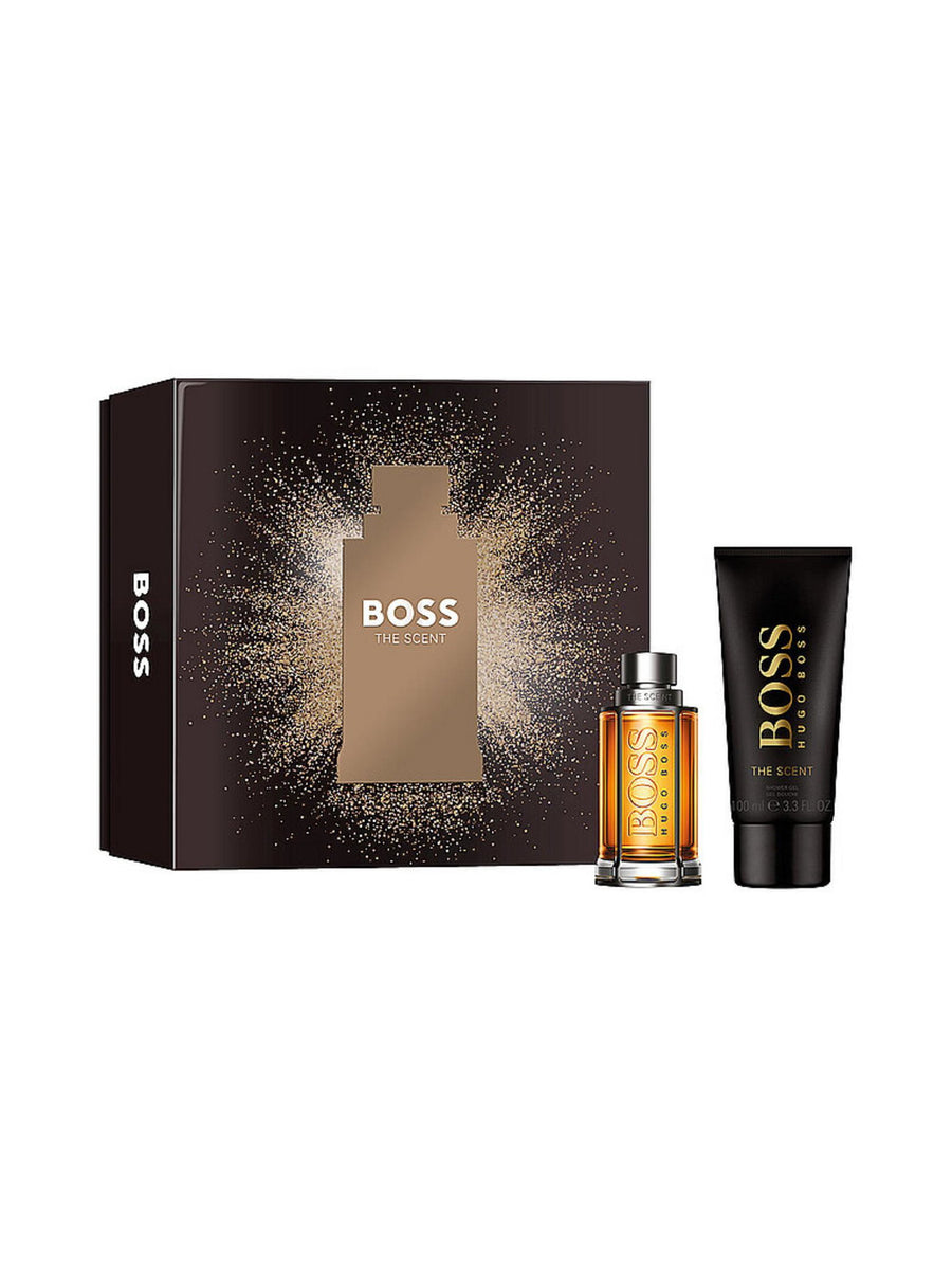 Hugo Boss The Scent Geschenkset mit Eau de Toilette 50 ml und Duschgel 100 ml