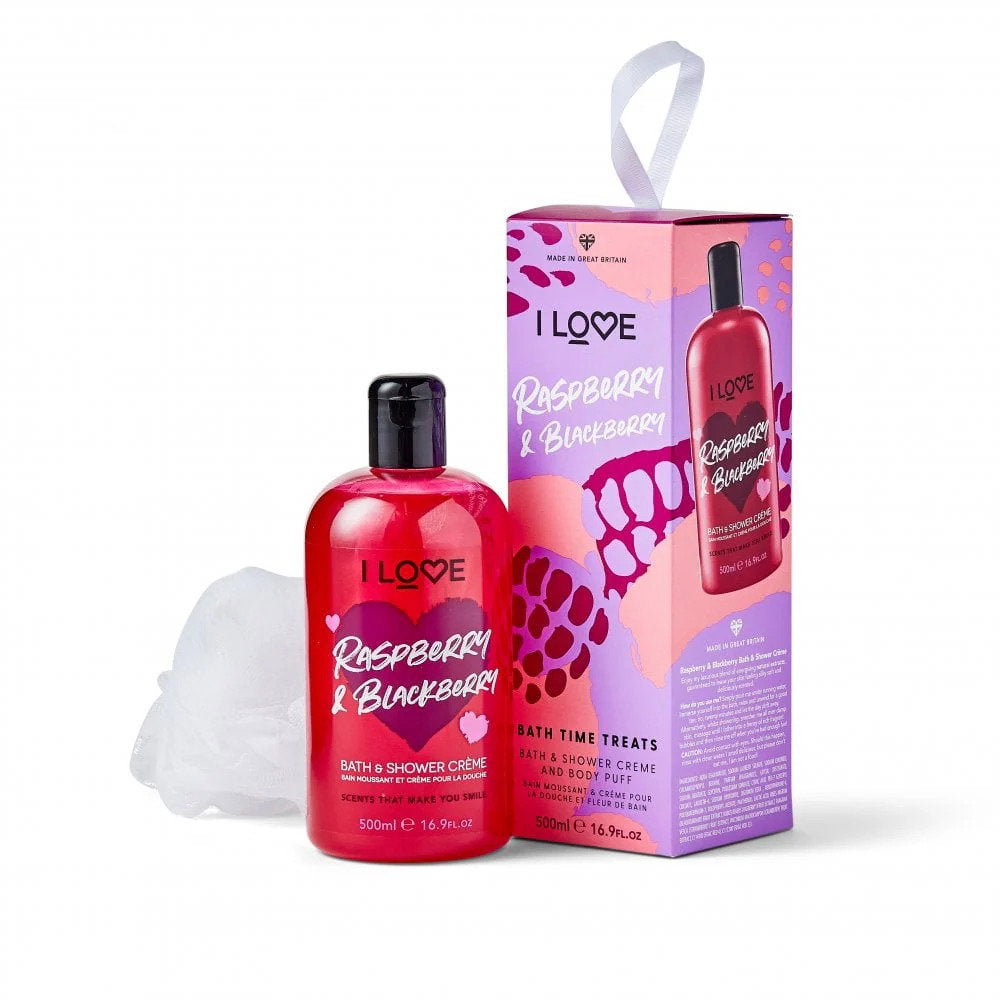 I Love Körperpflegeset Set I Love: Raspberry & Blackberry, Hydrating, Shower Gel, For All Skin Types, 500 ml + I Love, Body S