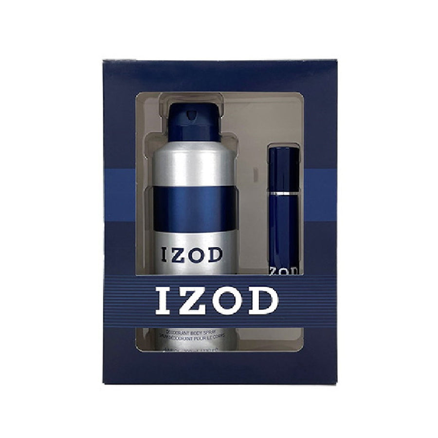 Izod Blue Duftset für Herren mit Eau de Toilette 15 ml und Körperspray 200 ml