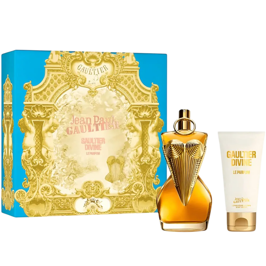Jean Paul Gaultier Divine Le Parfum Intense Set mit Eau de Parfum 100 ml und Body Lotion 75 ml