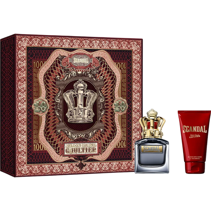 Set Jean Paul Gaultier: Scandal, Eau De Toilette, For Men, 100 ml + Scandal, Shower Gel, For All Skin Types, 75 ml