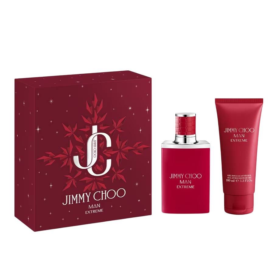 Jimmy Choo Man Extreme Geschenkset mit Eau de Parfum 50 ml und Duschgel 100 ml