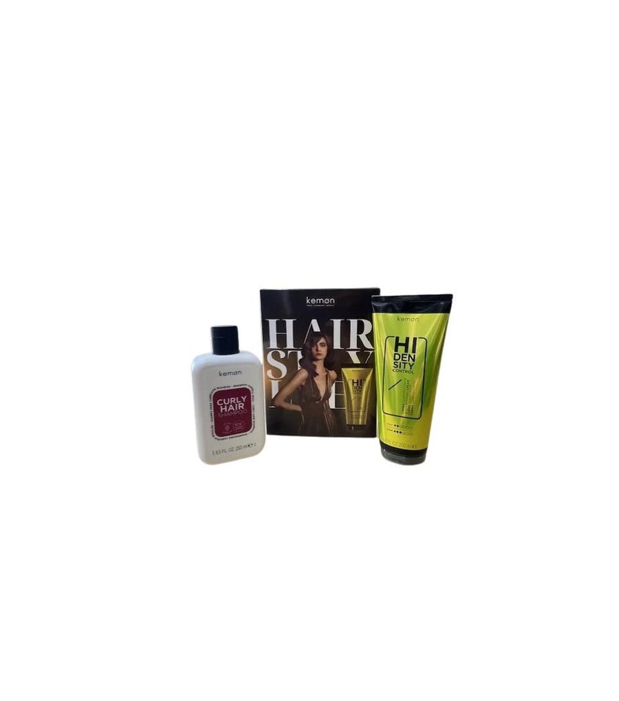 Kemon Haarpflegeset Set Kemon: Curly Hair, Hair Shampoo, Defining, 250 ml + Hi Density Control, Hair Styling Cream, 200 ml Re