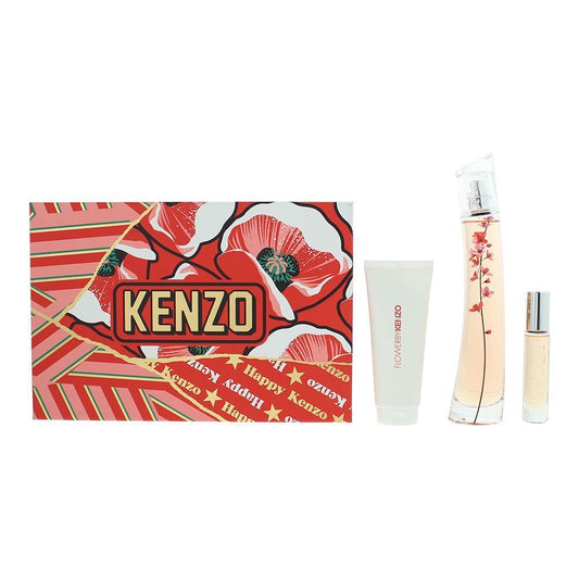 Kenzo Parfümset Set Kenzo: Flower Ikebana Sakura, Eau De Parfum, For Women, 75 ml + Flower Ikebana Sakura, Eau De Parfum, For
