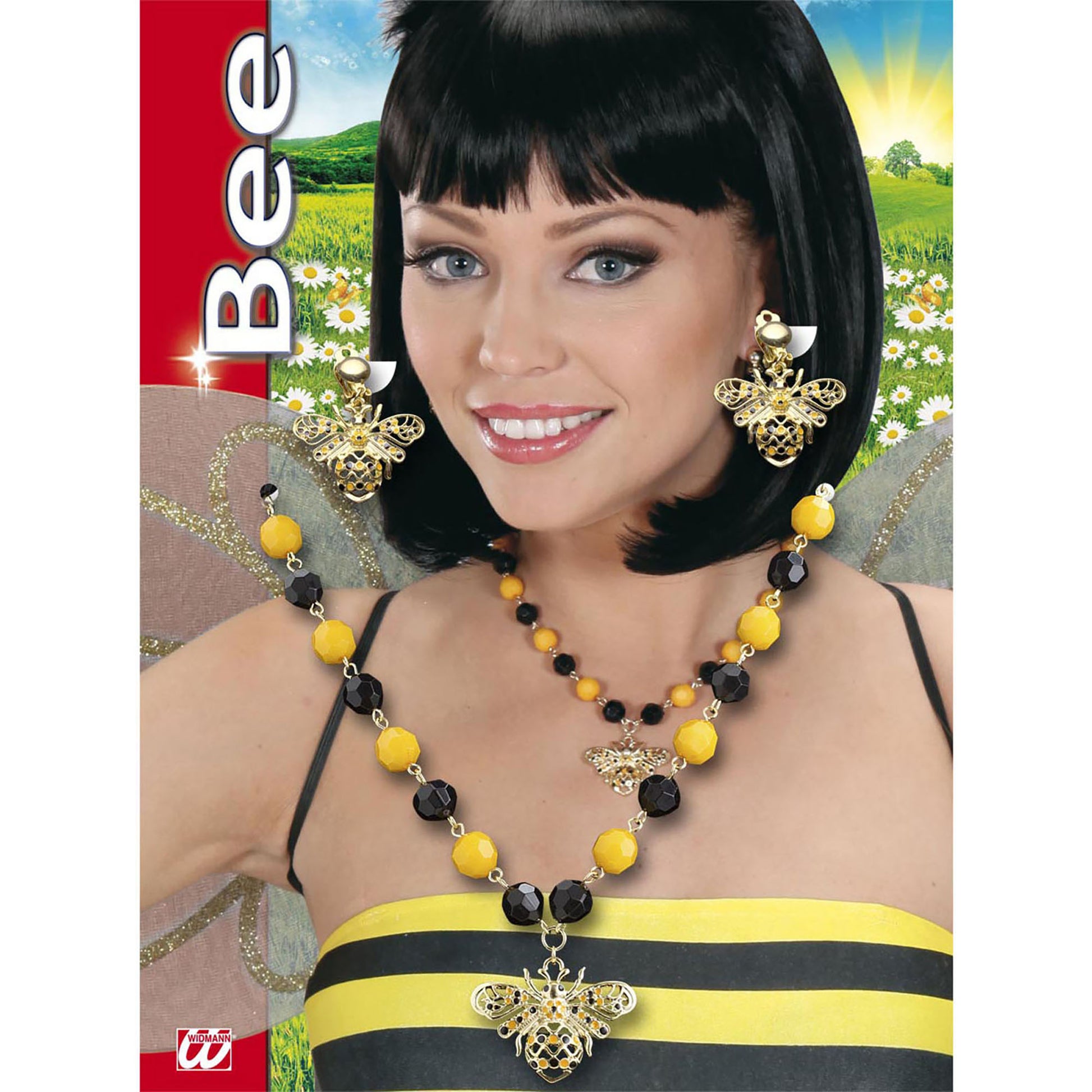 "SET KETTE UND OHRRINGE BIENE" – Ansicht 3
