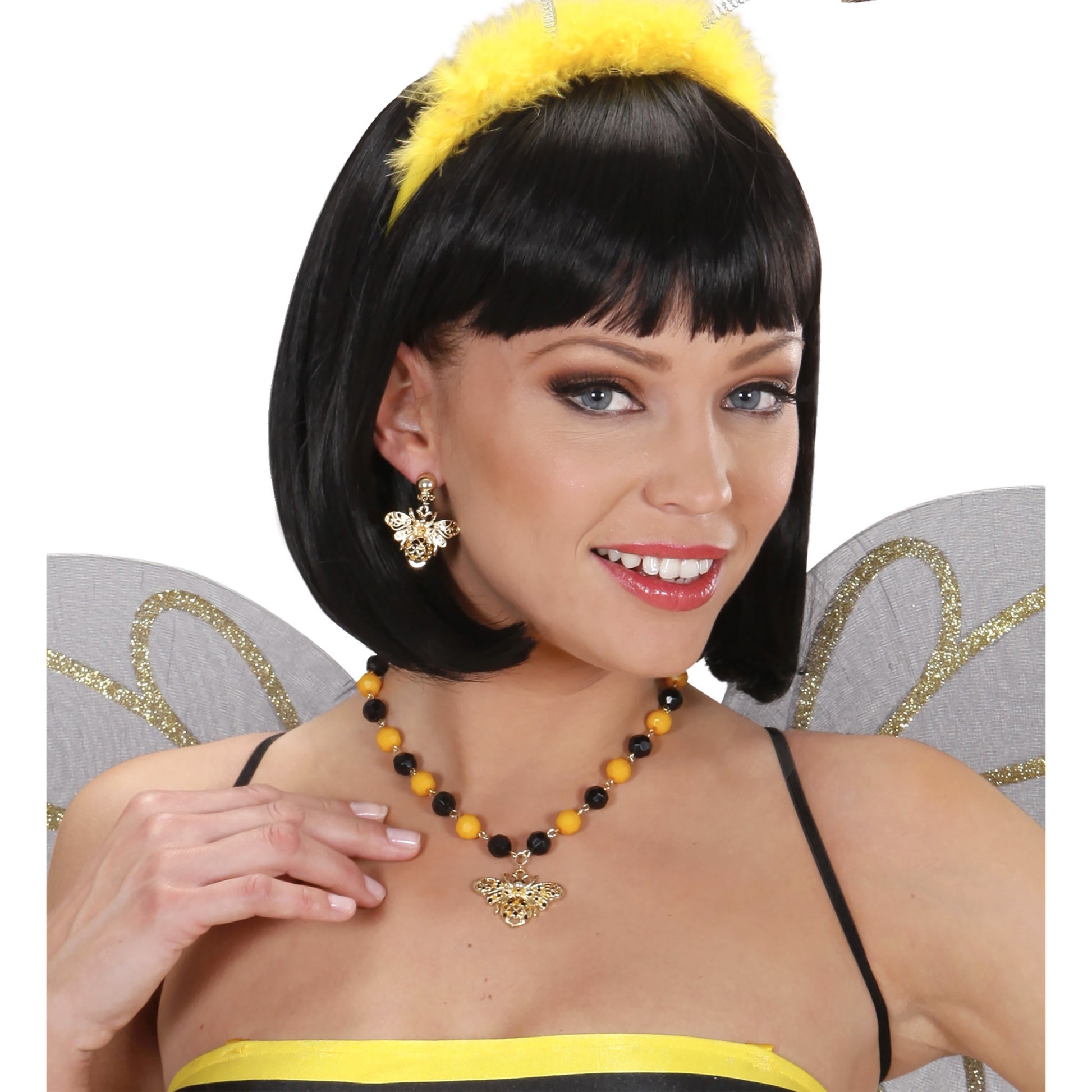 "SET KETTE UND OHRRINGE BIENE" – Ansicht 4