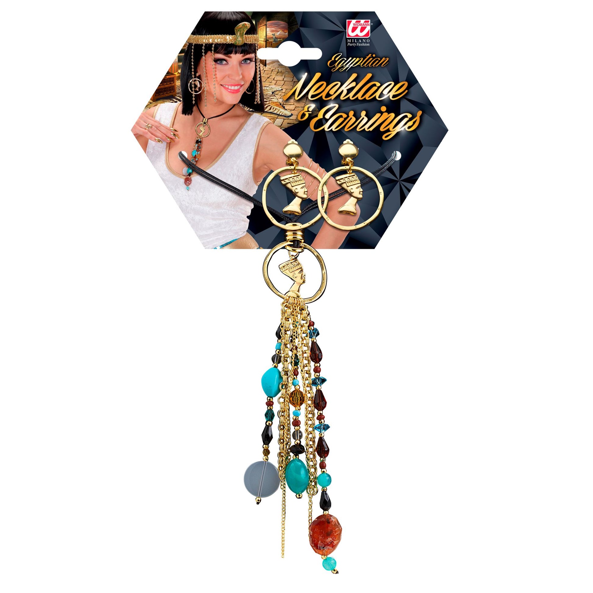 "SET KETTE UND OHRRINGE CLEOPATRA" – Ansicht 3