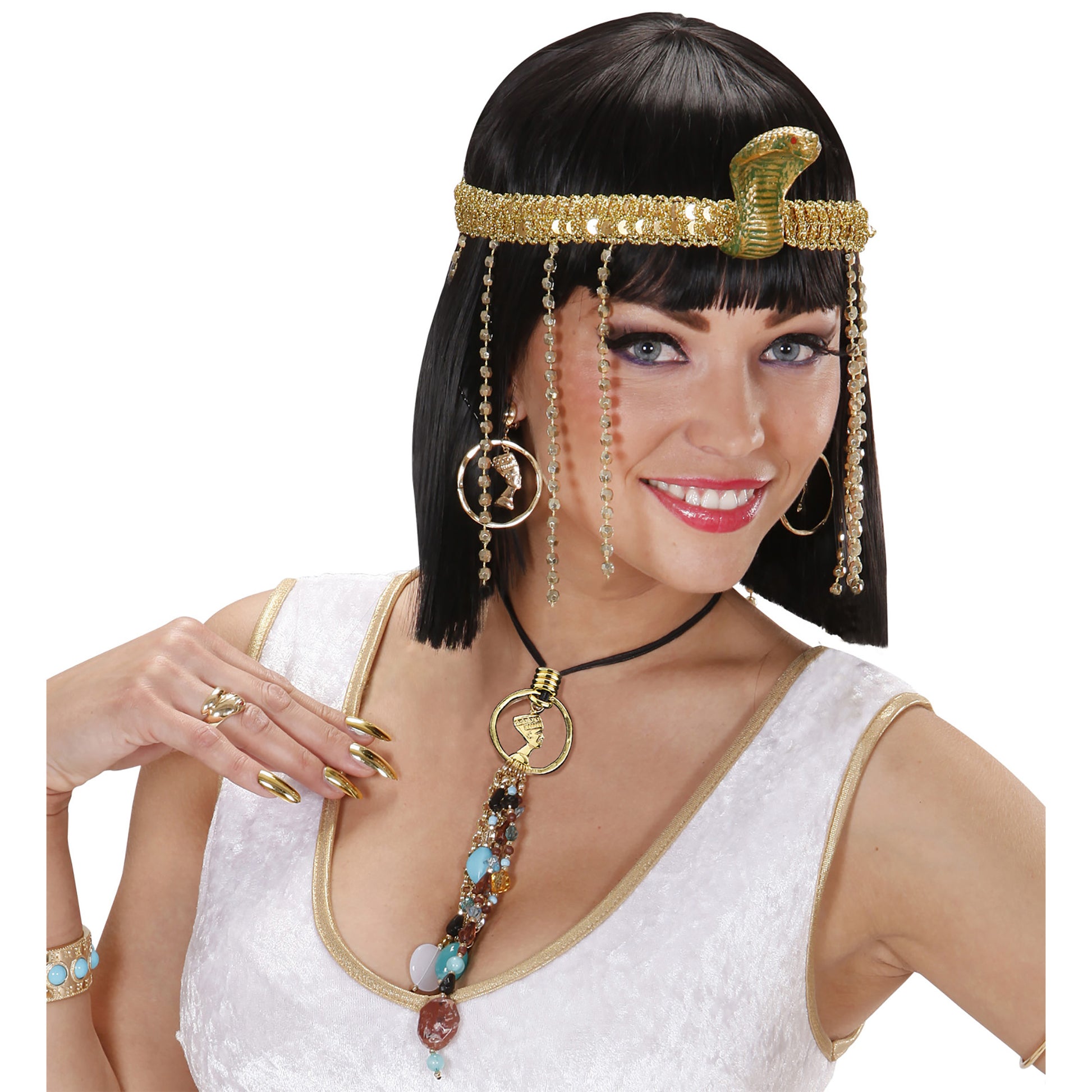 "SET KETTE UND OHRRINGE CLEOPATRA" – Ansicht 4