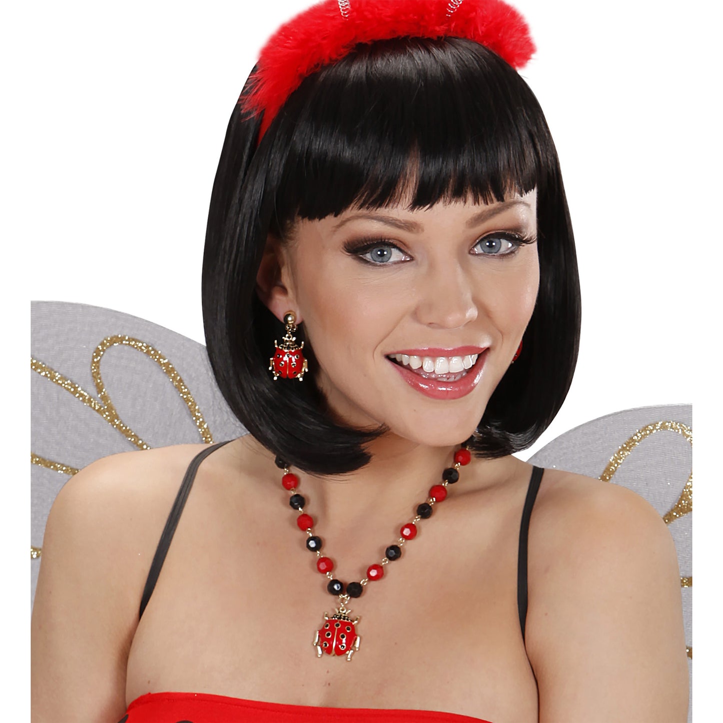 "SET KETTE UND OHRRINGE MARIENKÄFER" – Ansicht 4