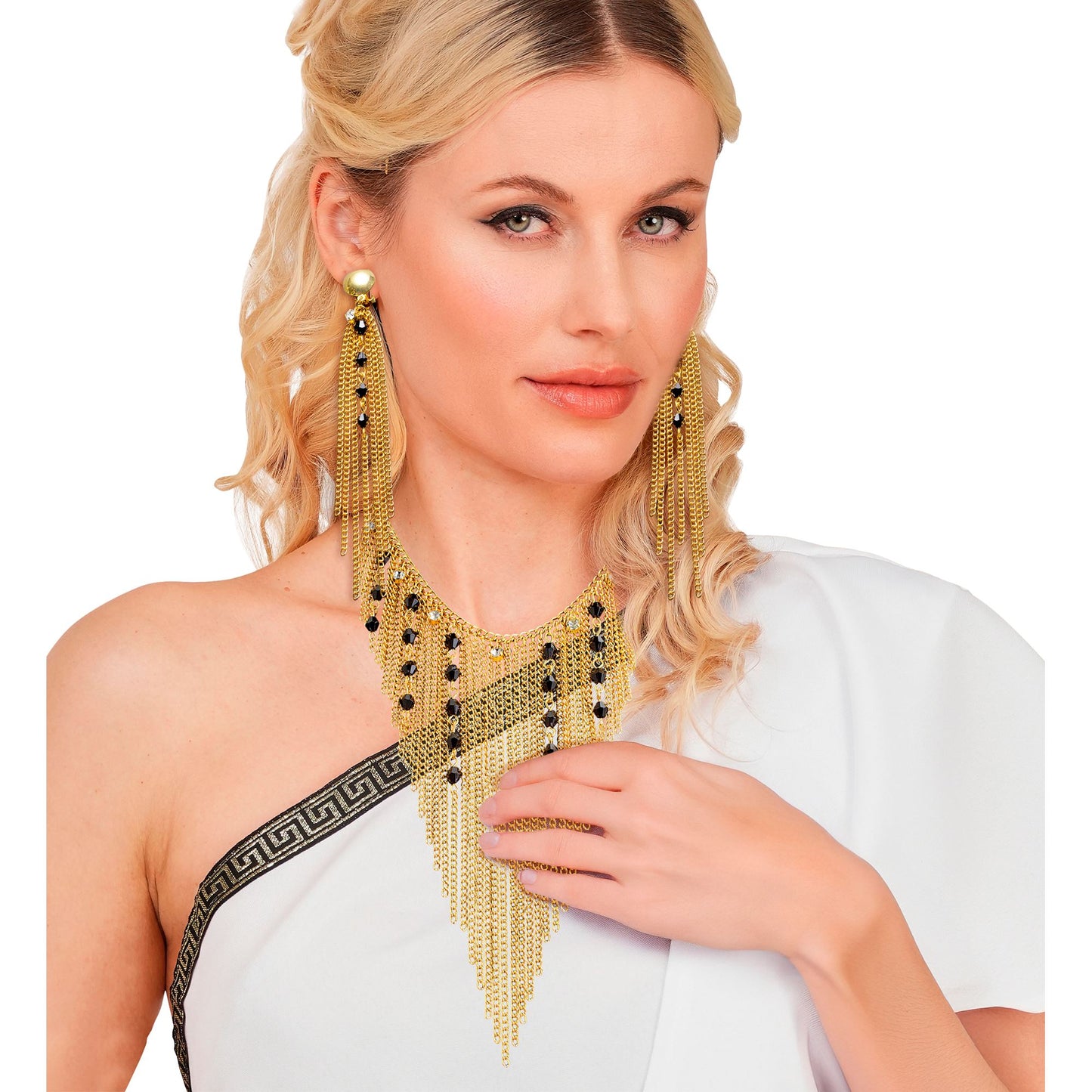 "SET KETTE UND OHRRINGE NOFRETETE" – Ansicht 4