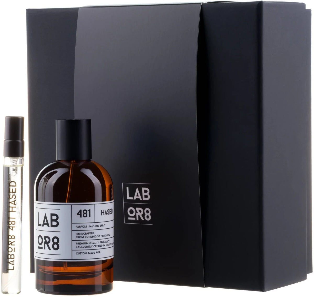 LABOR8 Hased 481 Eau de Parfum Set mit 100 ml und 10 ml