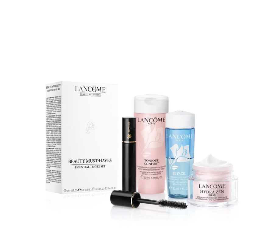 Lancome Lancôme Beauty-Set mit Hydra Zen Tagescreme, Tonique Confort, Hypnôse Mascara und Bi-Facil Make-up-Entferner