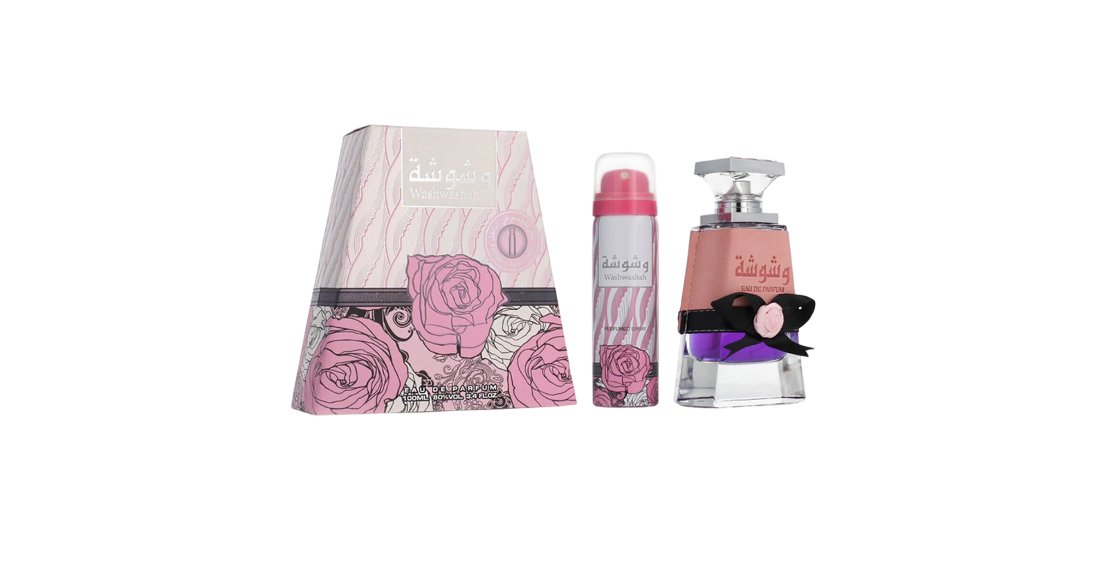 Lattafa Parfümset Set Lattafa: Washwasha, Eau De Parfum, For Women, 100 ml + Washwasha, Body Spray, 50 ml Regular