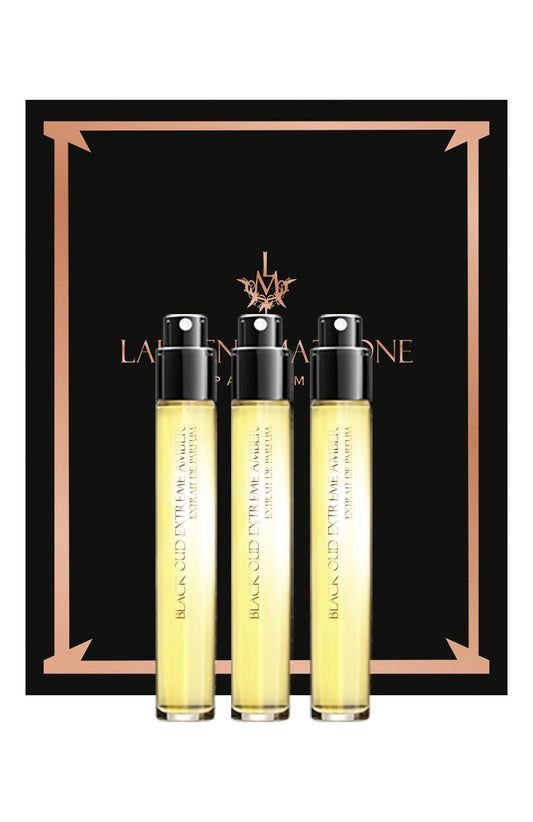 Laurent Mazzone Setzen, Laurent Mazzone, Black Oud Extreme Amber, Parfumextrakt, Unisex, 3 stk, 15 ml Regular