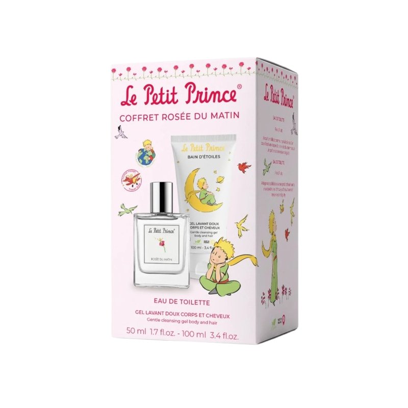 Set Le Petit Prince: Rosee Du Matin, Eau De Toilette, For Women, 50 ml + Rosee Du Matin, Cleansing & Hydrating, Shower Gel, For All Skin Types, 100 ml
