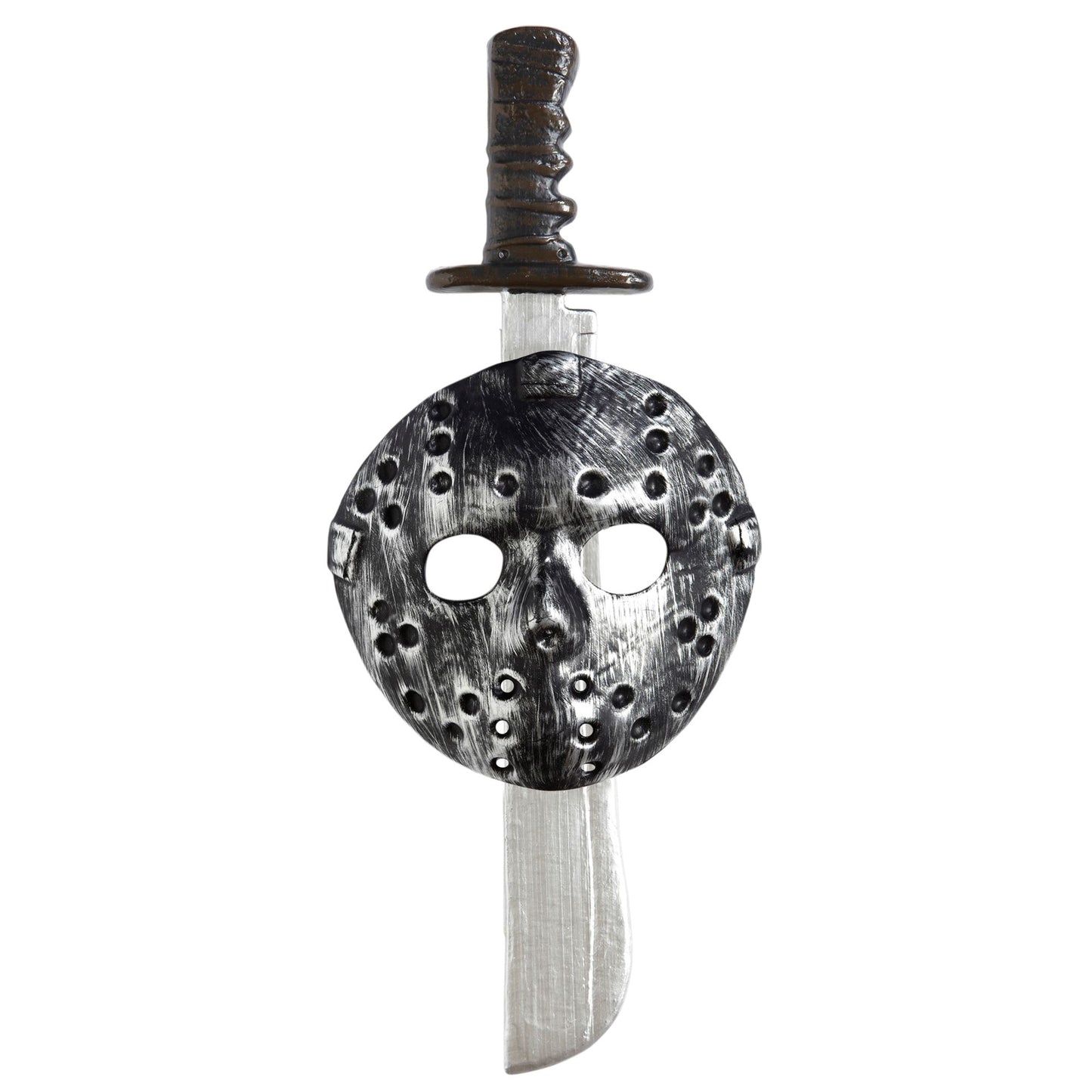 "SET MASKE UND MACHETE" 56 cm – Vorderansicht