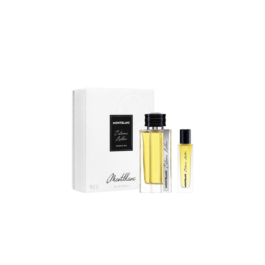 Montblanc Extreme Leather Eau de Parfum Set für Herren mit 125 ml und 15 ml