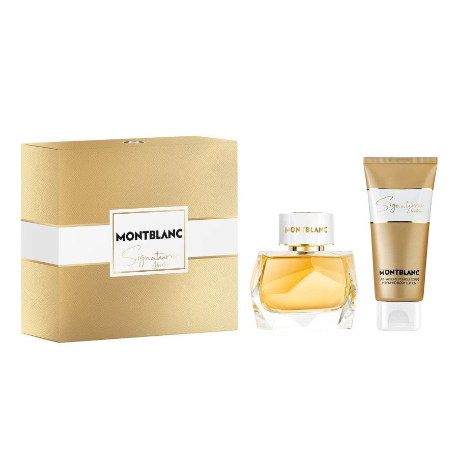 Montblanc Signature Absolue Geschenkset mit Eau de Parfum 50 ml und Body Lotion 100 ml
