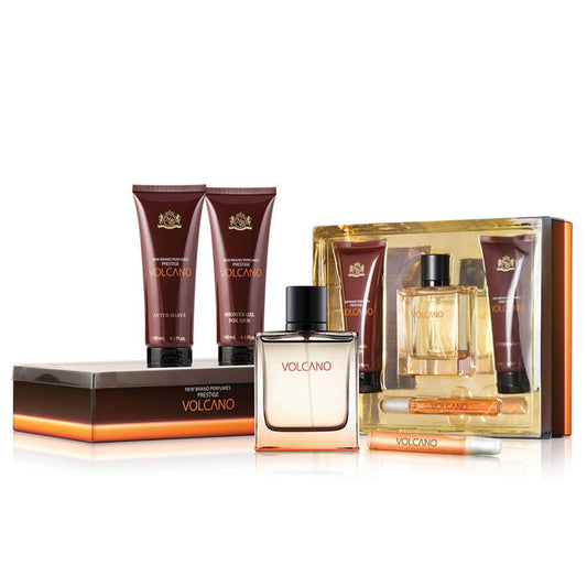 New Brand Parfümset Set New Brand: Volcano, Eau De Toilette, For Men, 100 ml + Volcano, Eau De Toilette, For Men, 15 ml + Vol