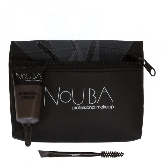 Nouba Schminkset 30 Set Nouba: Nouba, Eyebrow Brush + Nouba, Eyebrow Gel, 7 ml + Textile Makeup Bag, Black Regular