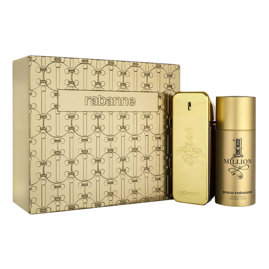 Paco Rabanne 1 Million Duftset für Herren mit Eau de Toilette 50 ml und Deodorant-Stick 75 ml