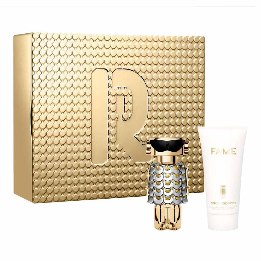 Paco Rabanne Fame Geschenkset mit Eau de Parfum 50 ml und Body Lotion 75 ml