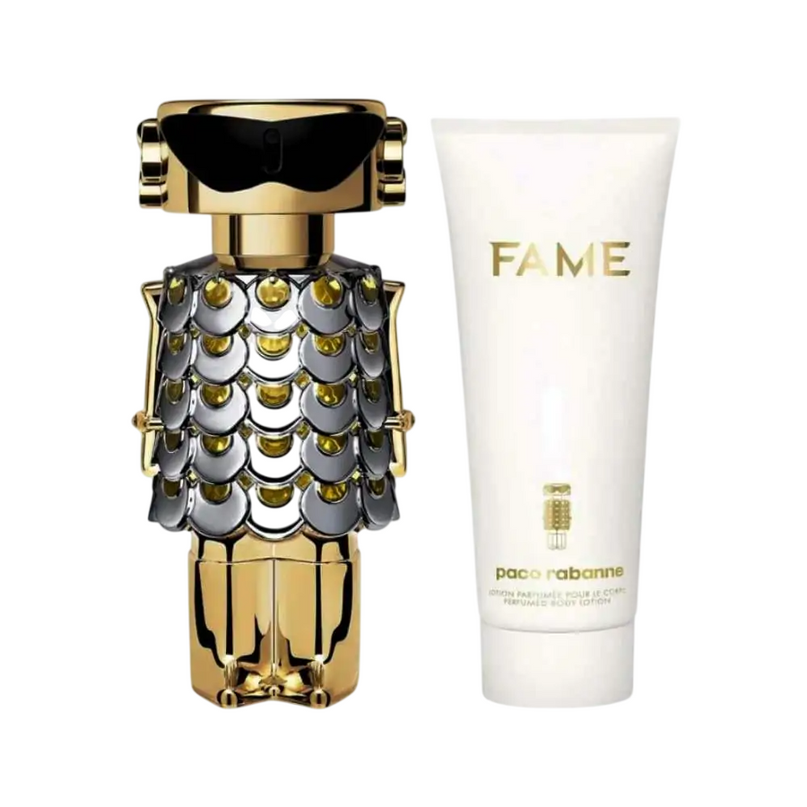 Paco Rabanne Fame Geschenkset mit Eau de Parfum 80 ml und Bodylotion 100 ml