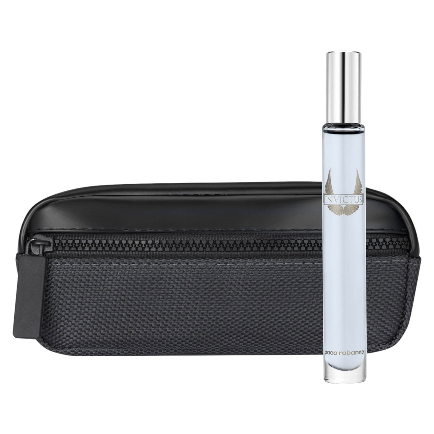 Paco Rabanne Parfümset Set Paco Rabanne: Invictus, Eau De Toilette, For Men, 10 ml *Miniature + Invictus, Travel, Pouch, Blac