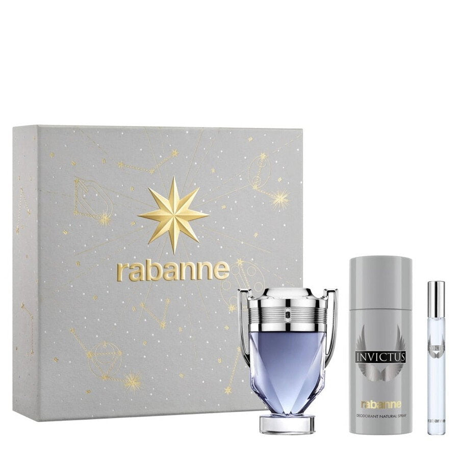 Paco Rabanne Parfümset Set Paco Rabanne: Invictus, Eau De Toilette, For Men, 100 ml + Invictus, Eau De Toilette, For Men, 10 