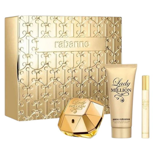 Paco Rabanne Parfümset Set Paco Rabanne: Lady Million, Eau De Parfum, For Women, 80 ml + Lady Million, Eau De Parfum, For Wom